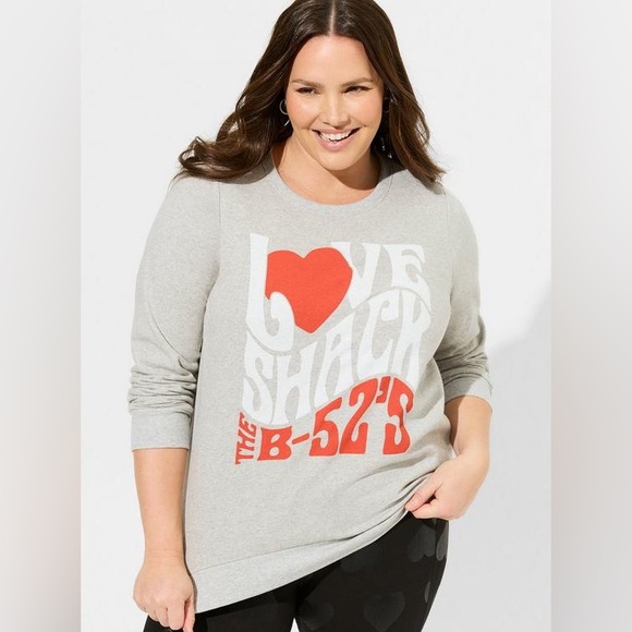 NWT Torrid x B-52’s Cozy Fleece Sweatshirt - Picture 1 of 10